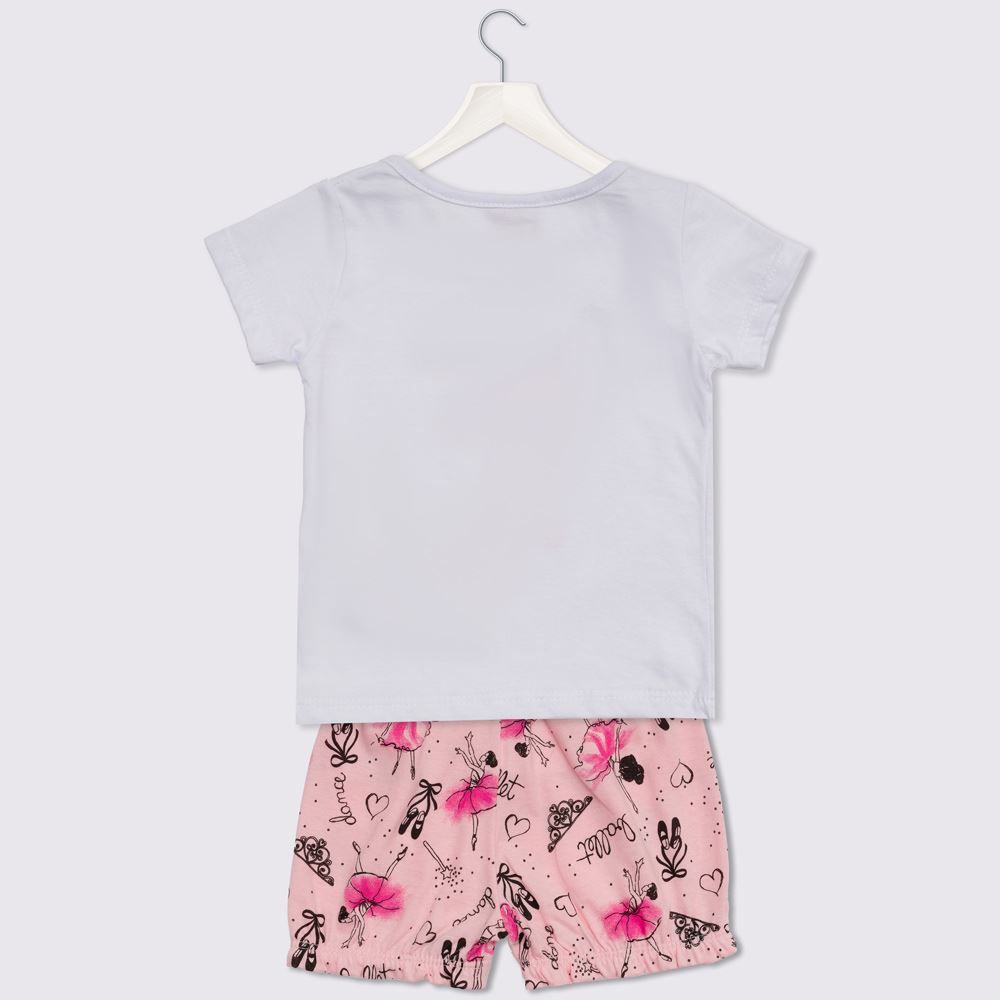 Conjunto de Bebê Blusa e Shorts Balé Yoyo Baby