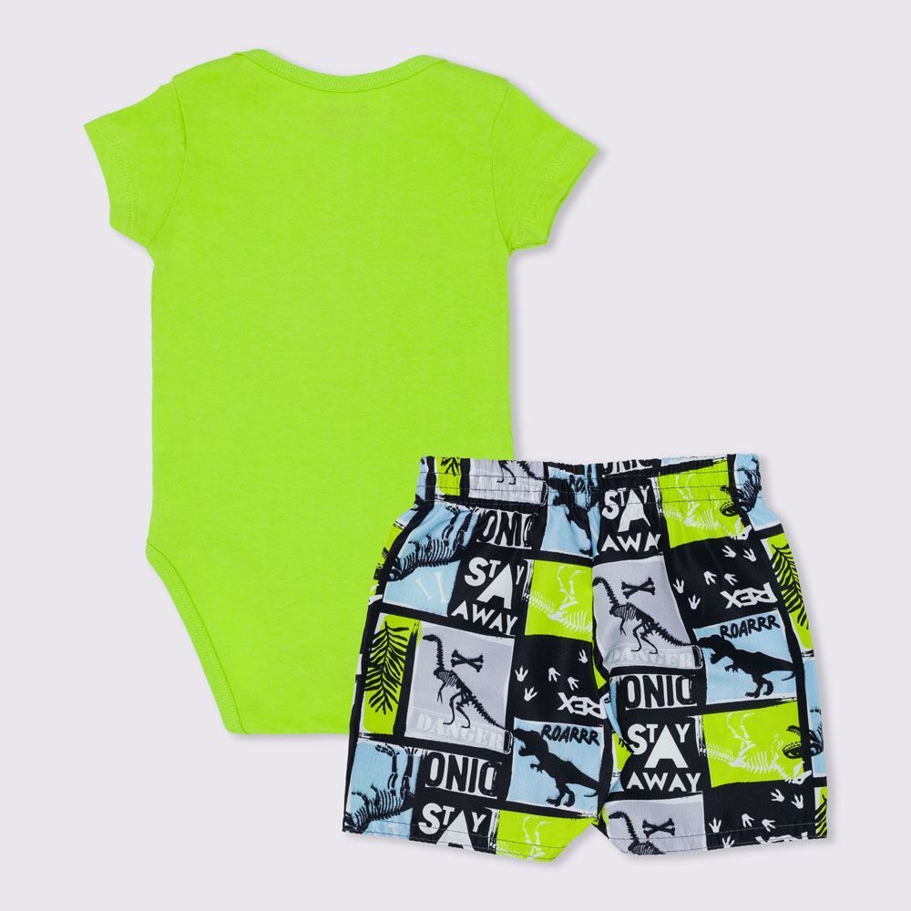 Conjunto de Bebê Brooklyn Body + Bermuda Fakini