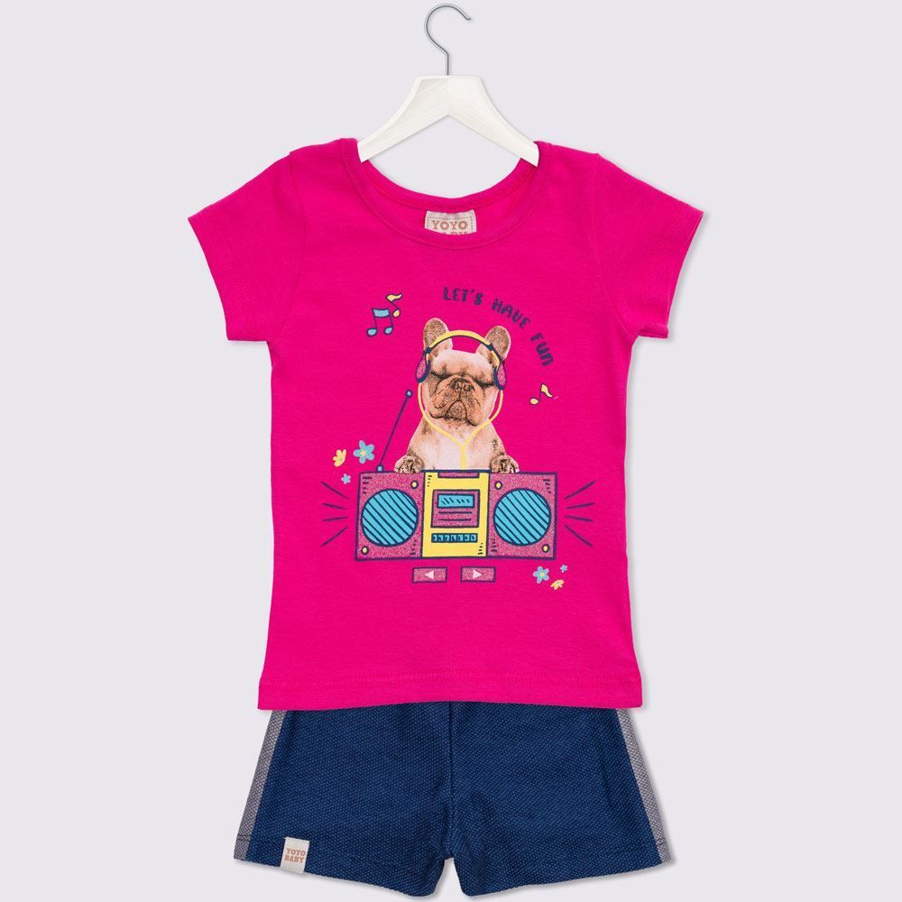 Conjunto de Bebê Dog Yoyo Baby
