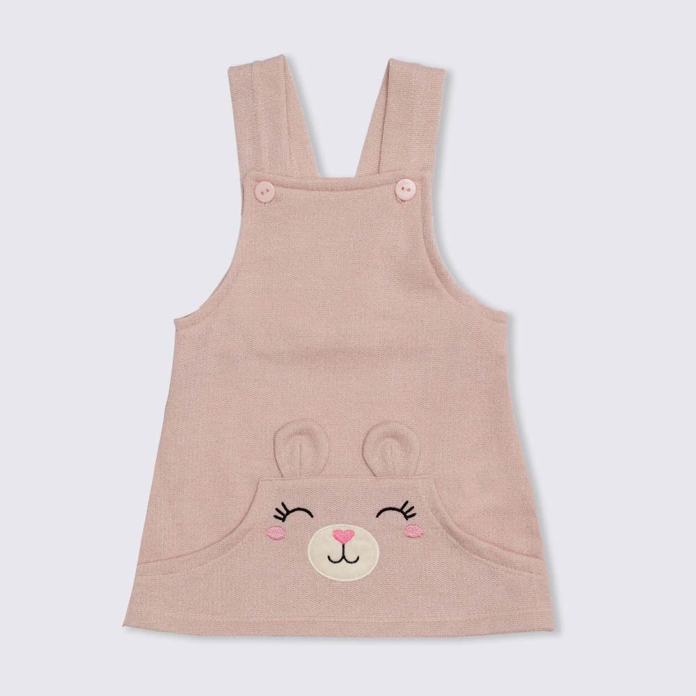 Conjunto de Bebê Jardineira + Body Malha Yoyo Baby