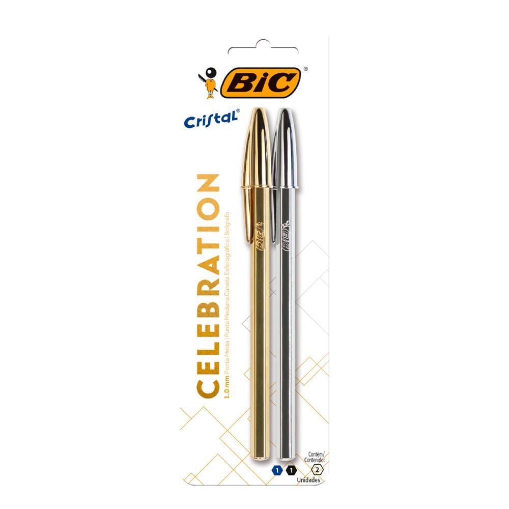 Conjunto De Caneta Bic Celebration 2 Unidades - 920896