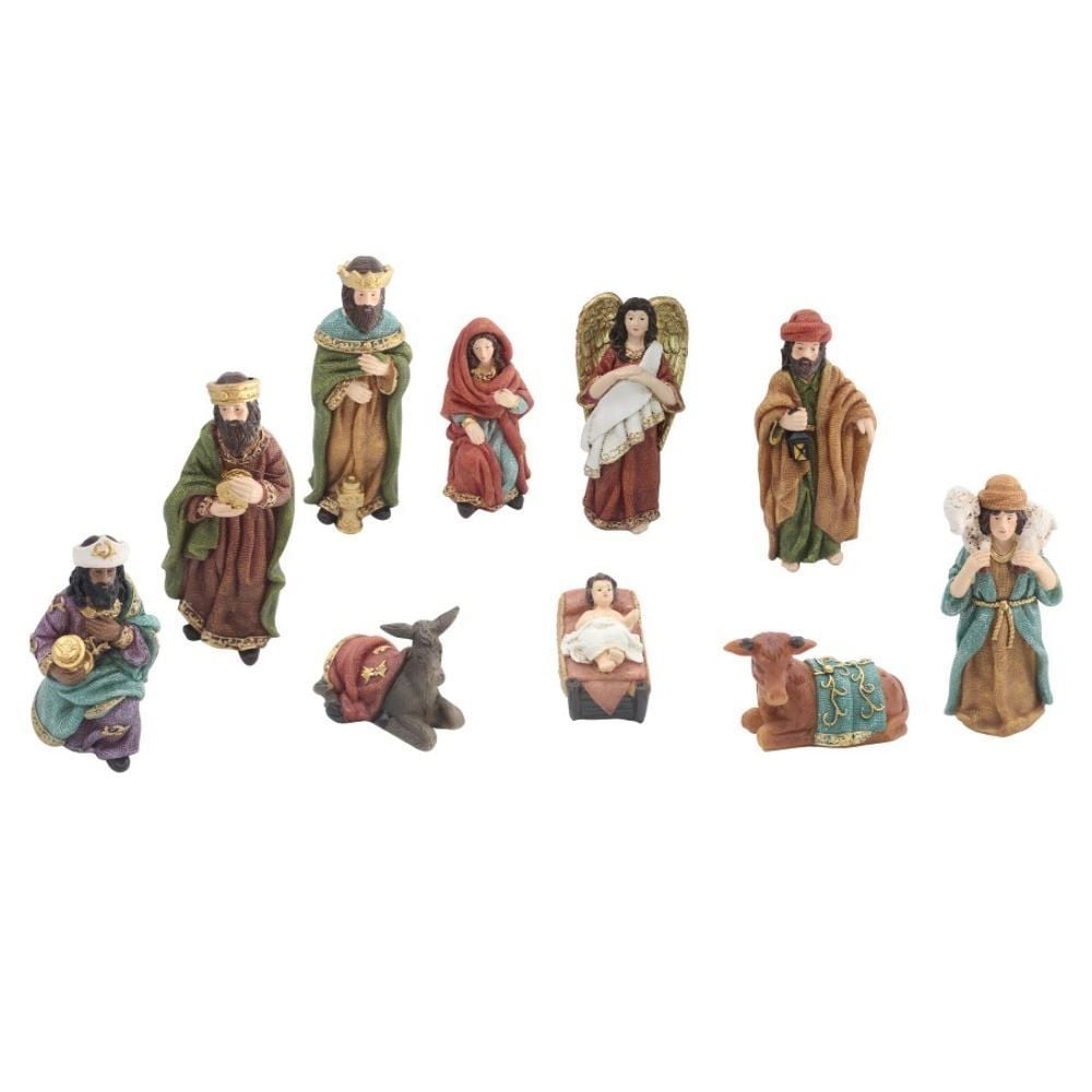 Conjunto De Estátuas Para Presépio De Natal Havan Casa - 10 Peças