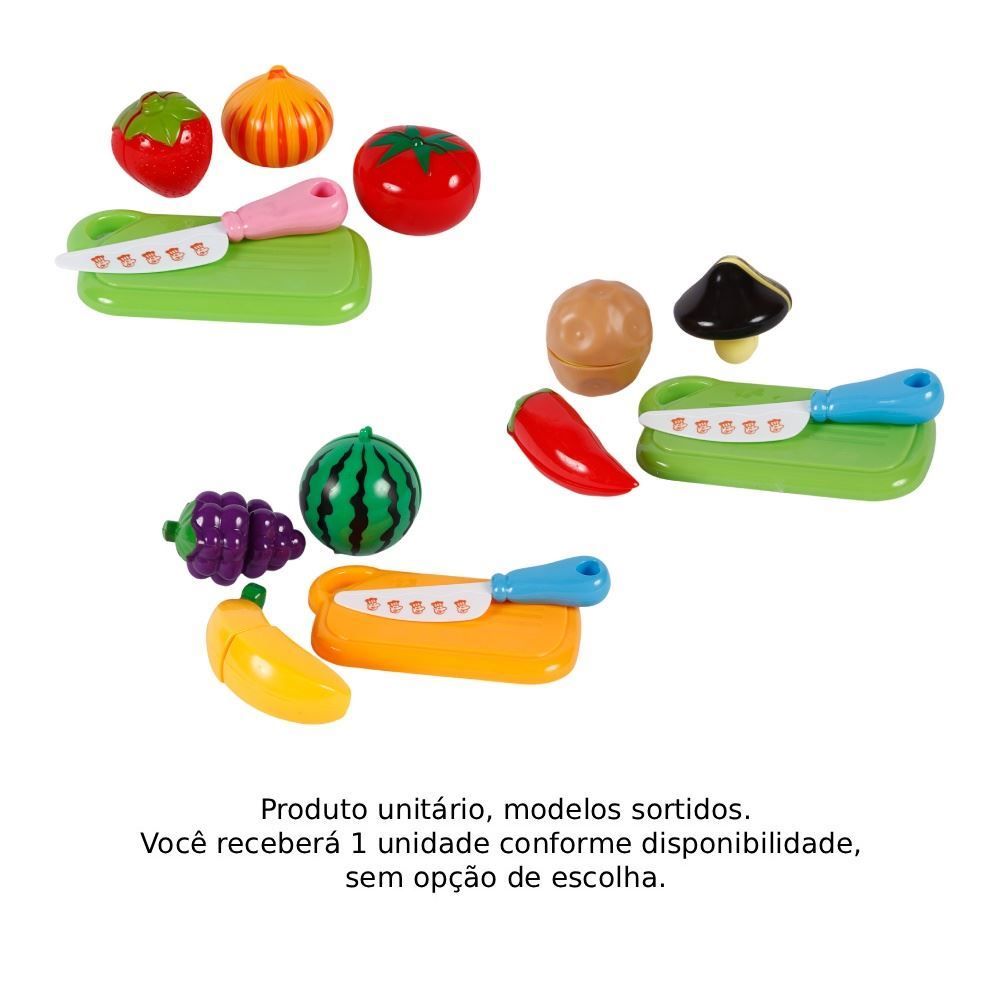 Conjunto de Frutinhas Crec Crec Helena Havan Toys - Sortido