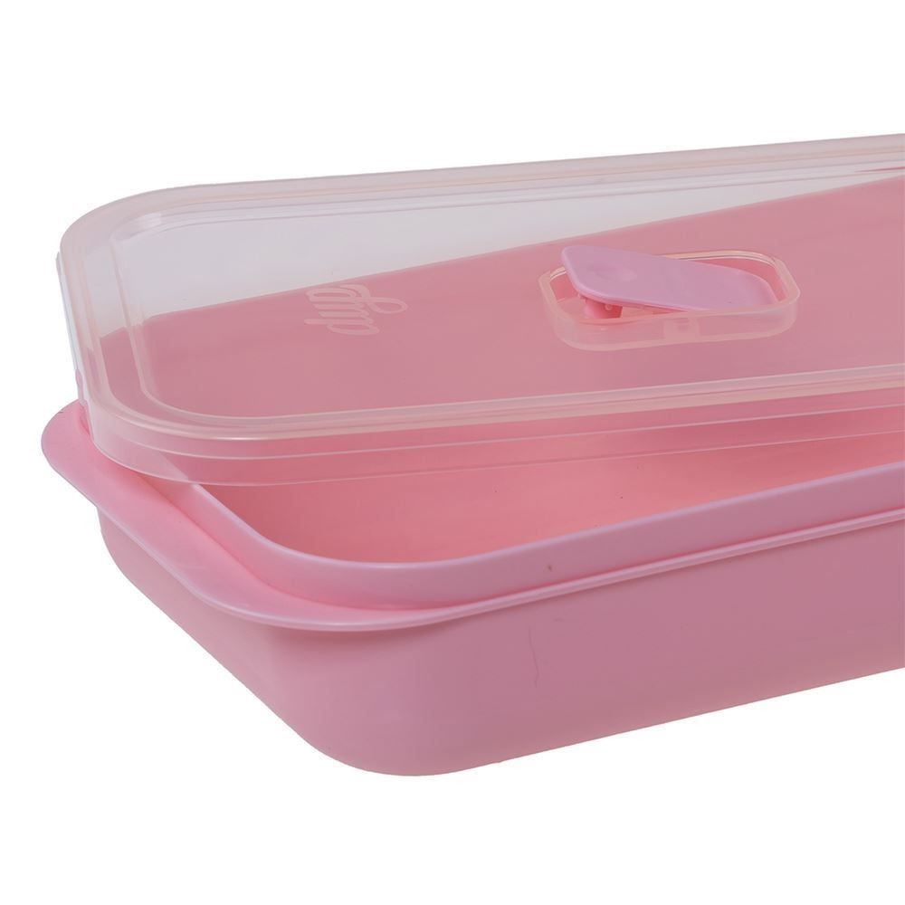 Jogo De Potes Hermético Para Micro-Ondas 1L Dup 3 Peças - Plástico