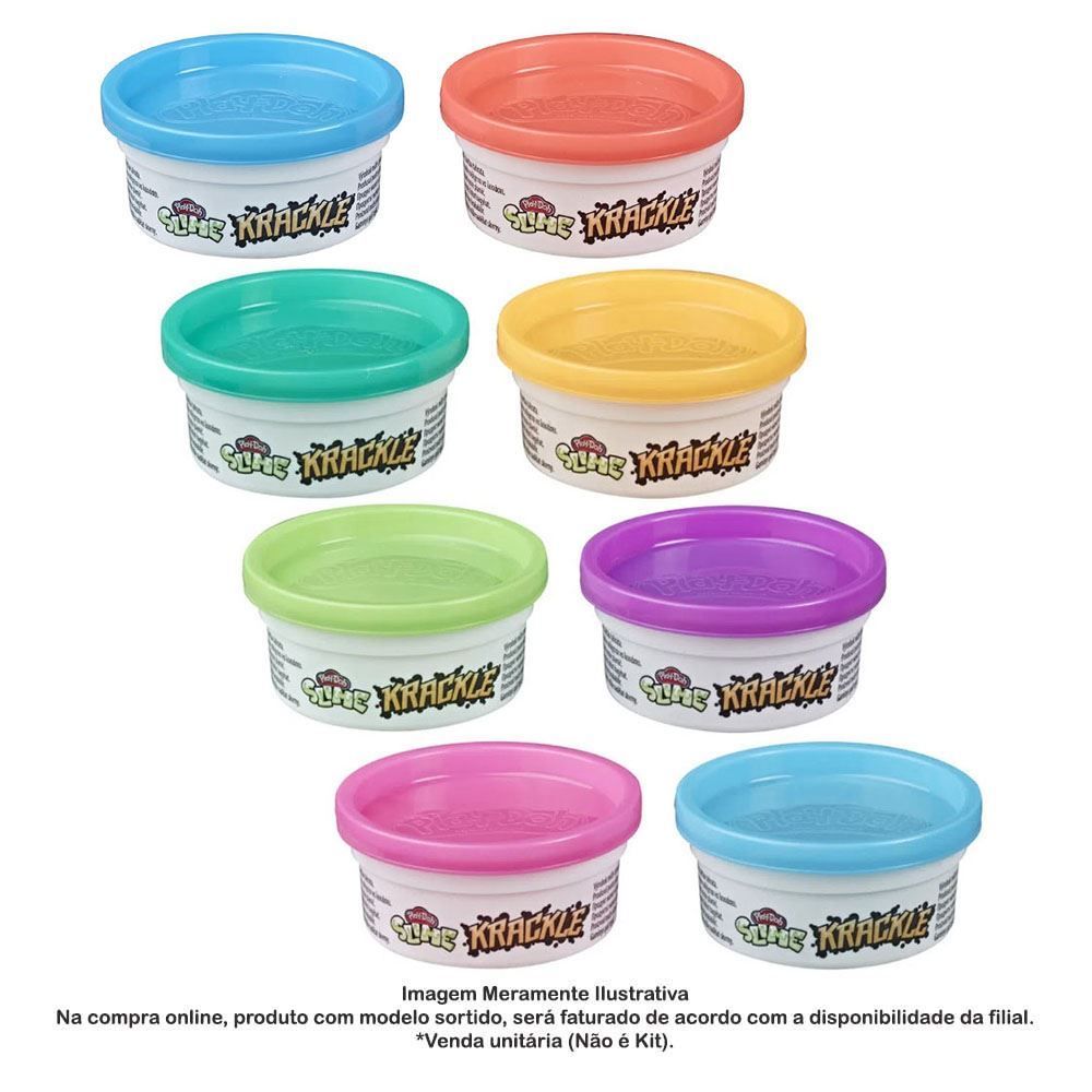 Conjunto De Slimes Play-Doh Krackle Hasbro - E8788