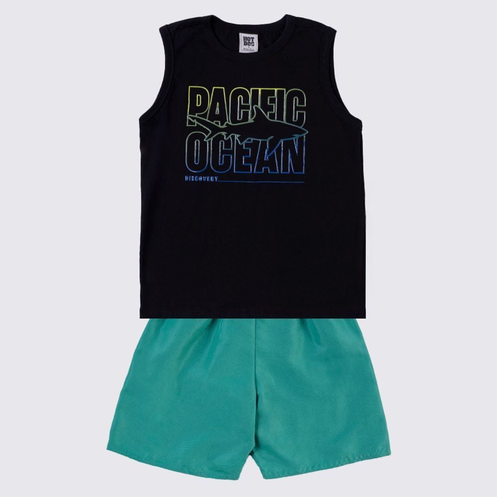 Conjunto Infantil Menino 4 a 10 Anos Hot Dog