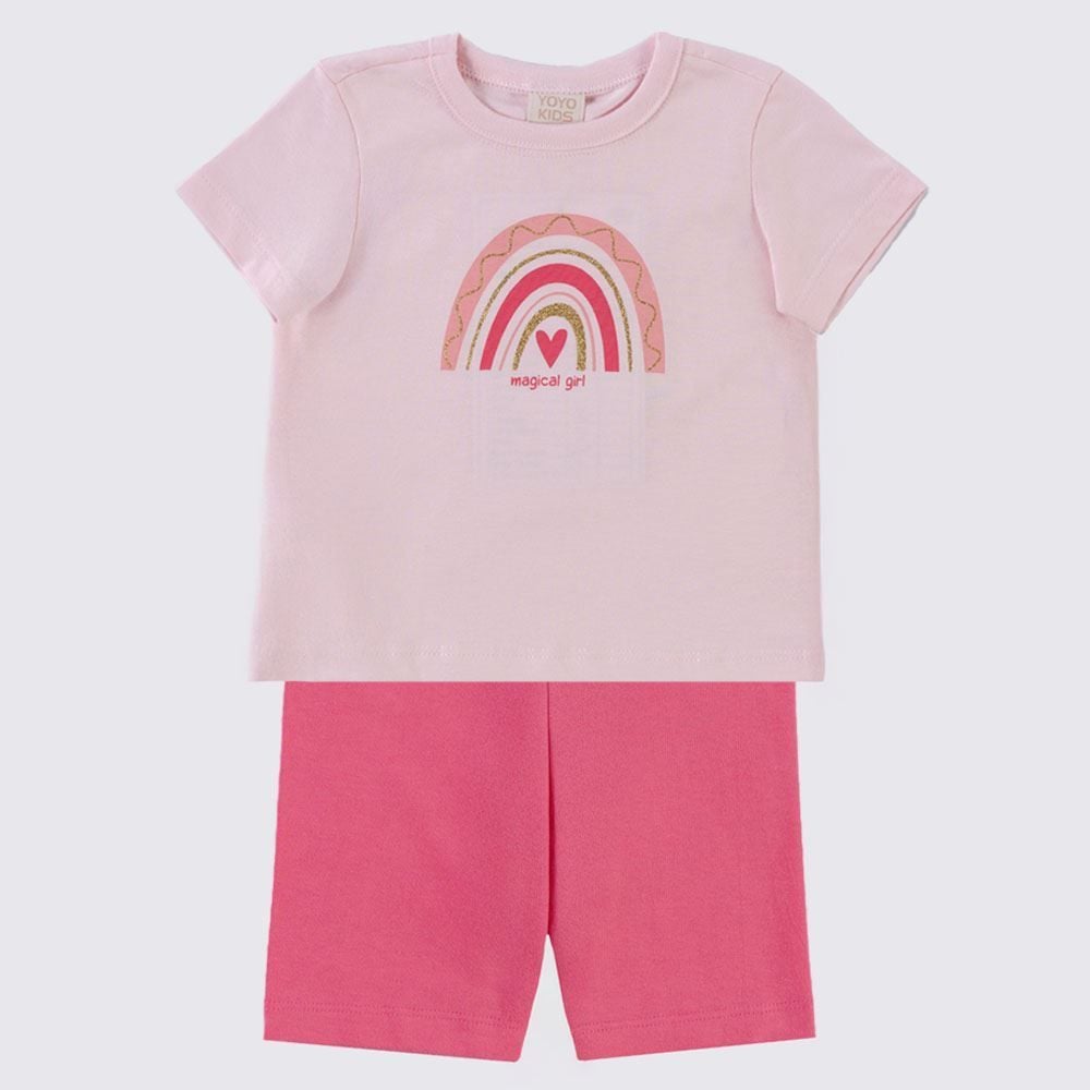 Conjunto Infantil Menina 1 a 3 Anos Yoyo Kids