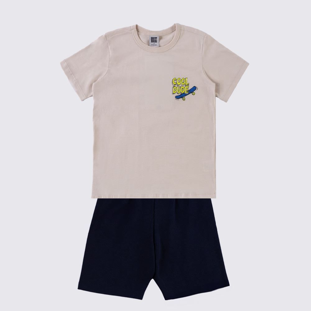 Conjunto Infantil Menino 4 a 10 Anos Hot Dog