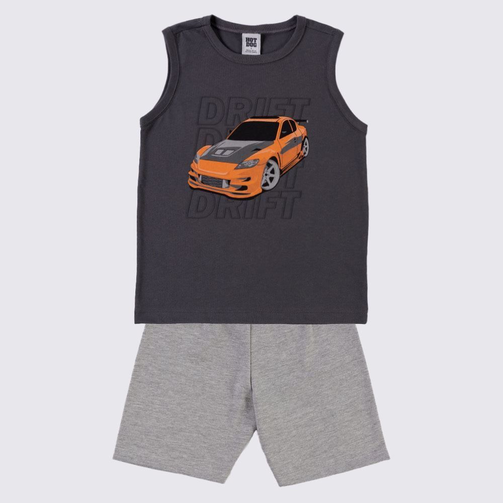 Conjunto Infantil Menino 4 a 10 Anos Hot Dog