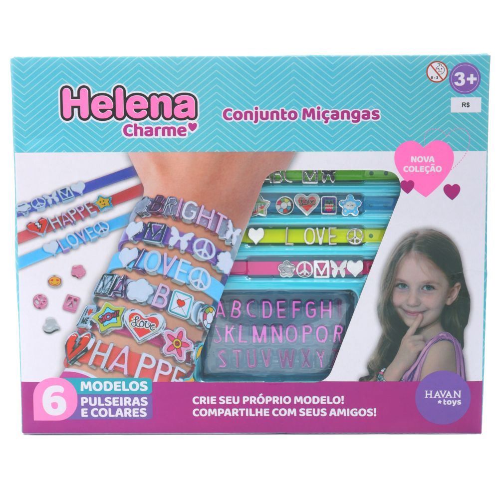 Conjunto Pulseiras e Miçangas Helena Havan Toys - HBR0448