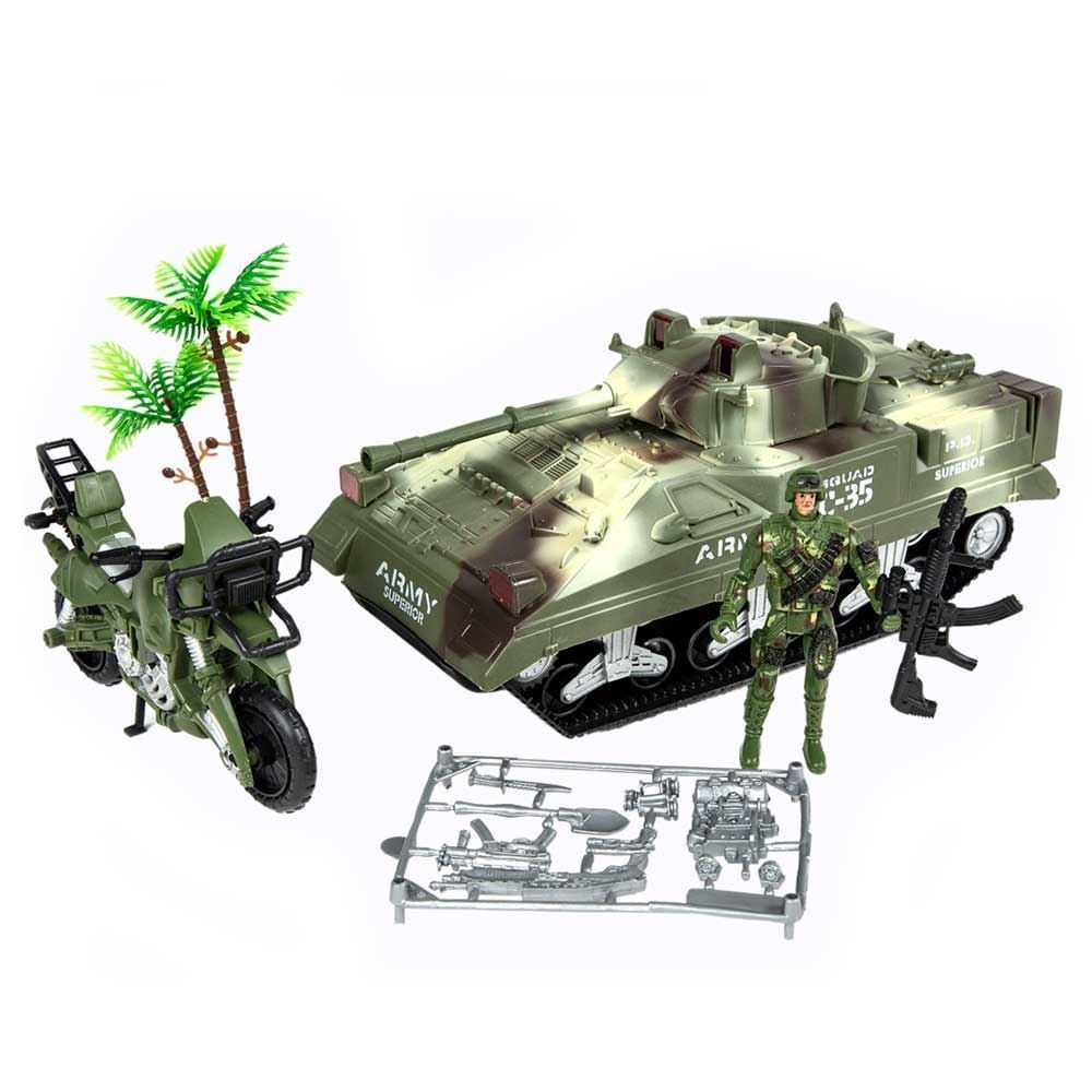 Conjunto Militar Tanque De Guerra Havan Toys - HBR0321