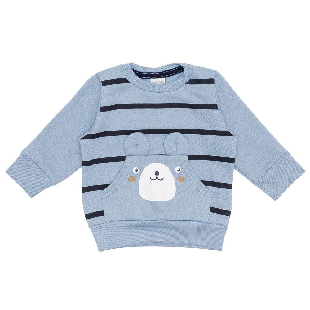 Conjunto Moletom de Bebê Blusão + Calça Urso Alakazoo
