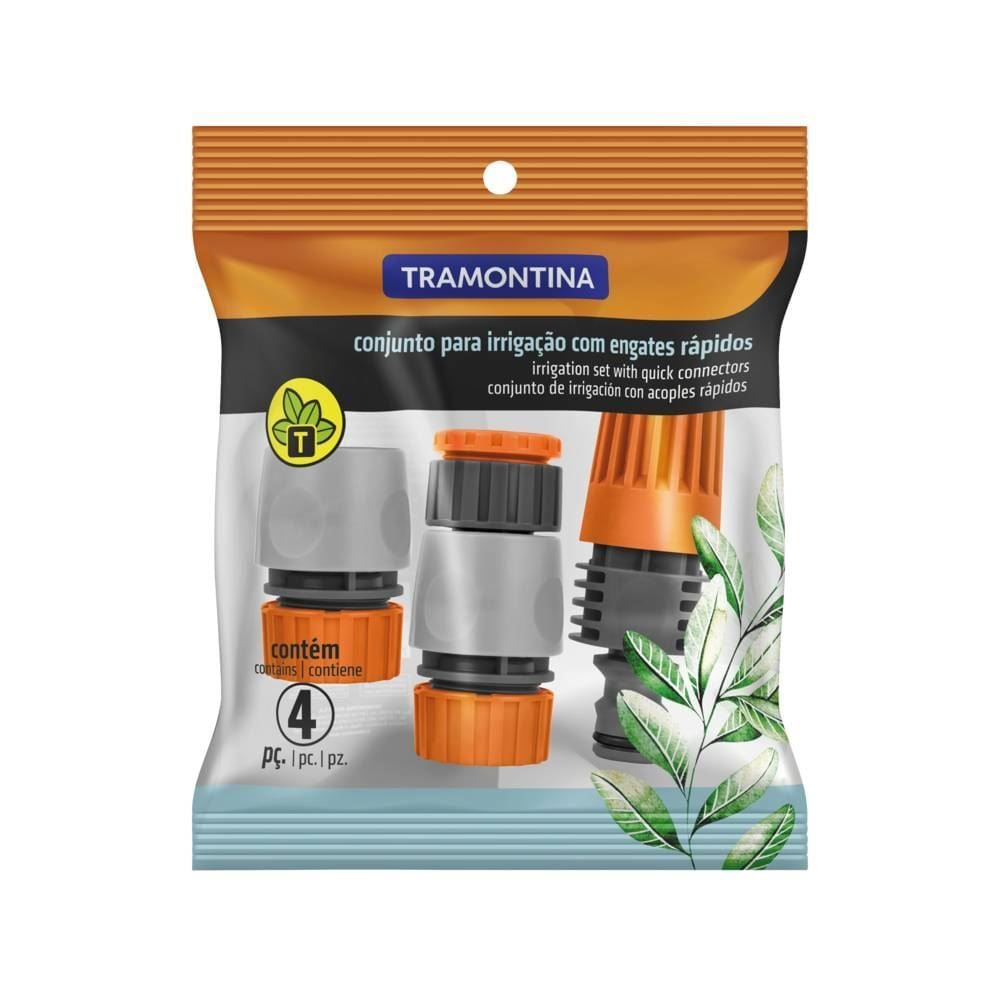 Conjunto Para Irrigação Com 4 Peças Tramontina - Sortido