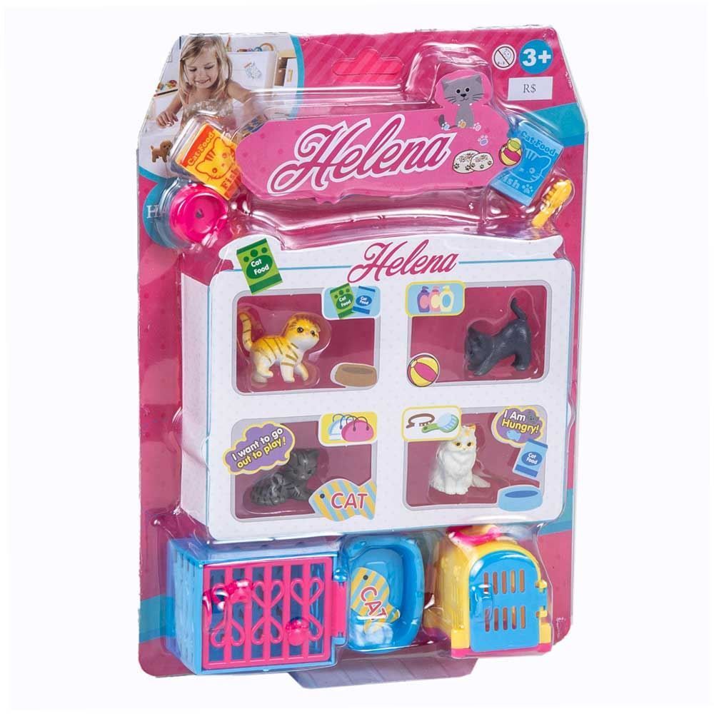 Conjunto Pet Shop Gato Helena Havan Toys - HBR0375