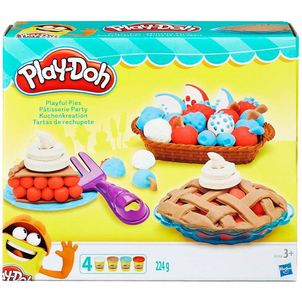 Massa de Modelar Tortas Divertidas Play-Doh Hasbro - Amarelo