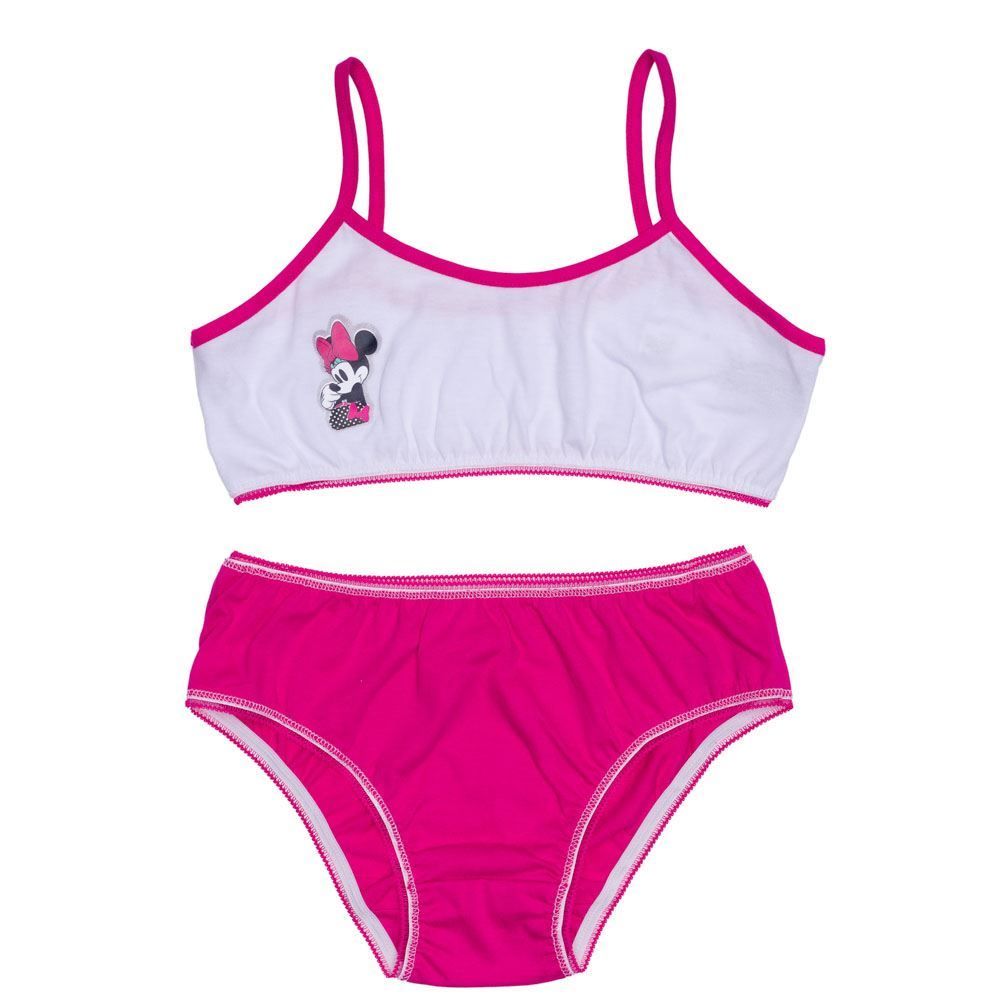Conjunto Top + Calcinha 8 a 12 Anos Minnie Disney