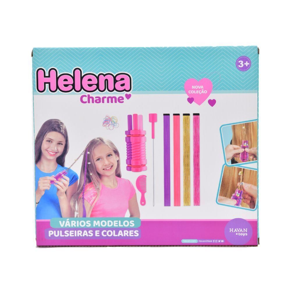Kit Acessórios para Cabelo Helena Havan Toys  - HBR0474