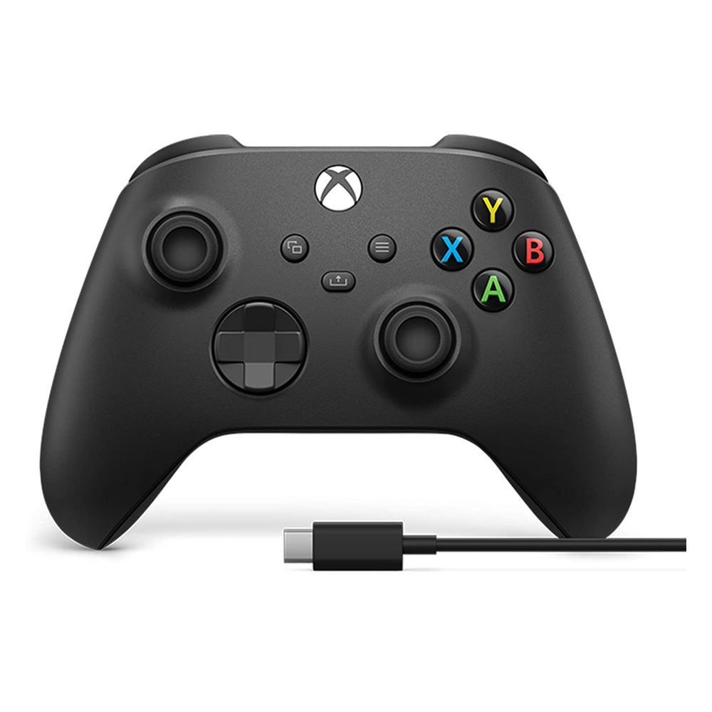 Controle Para Xbox Sem Fio Com Cabo Usb-C Microsoft - Preto