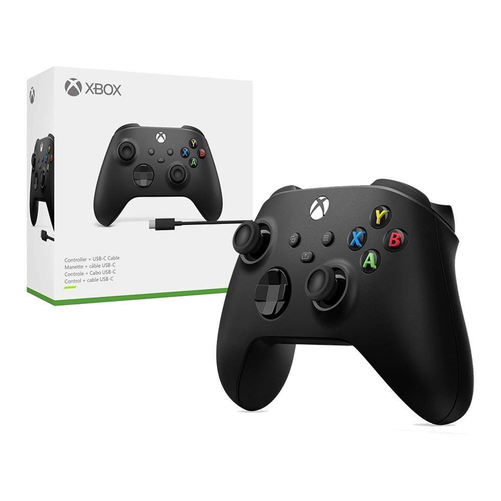 Controle Para Xbox Sem Fio Com Cabo Usb-C Microsoft - Preto