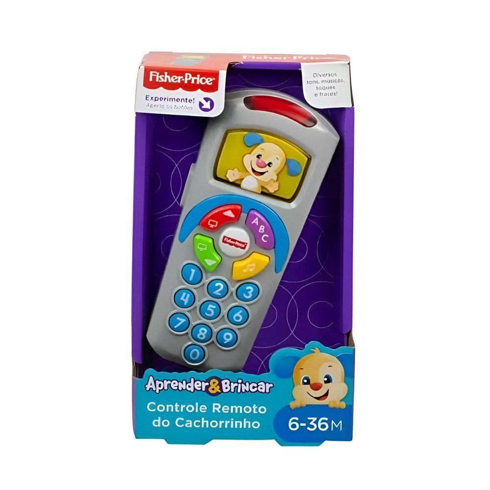 Controle Remoto Fisher-Price Cachorrinho Mattel - HXB73