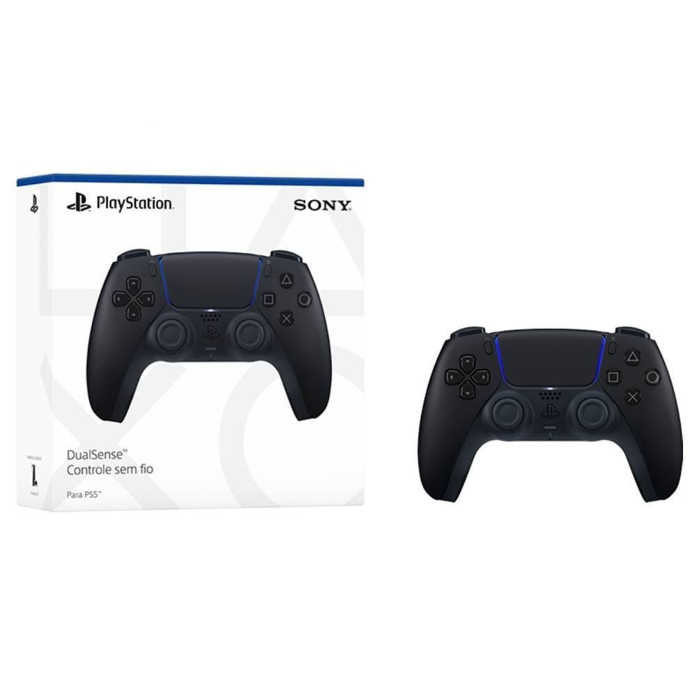 Controle Sem Fio Dualsense Ps5 Mindnight Sony - Preto