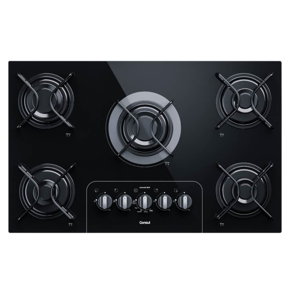 Fogão Cooktop 5 Bocas Acendimento Automático Consul - Bivolt