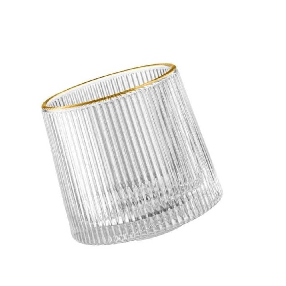 Copo Baixo Filete Dourado Cameratta L'hermitage 180Ml - Vidro