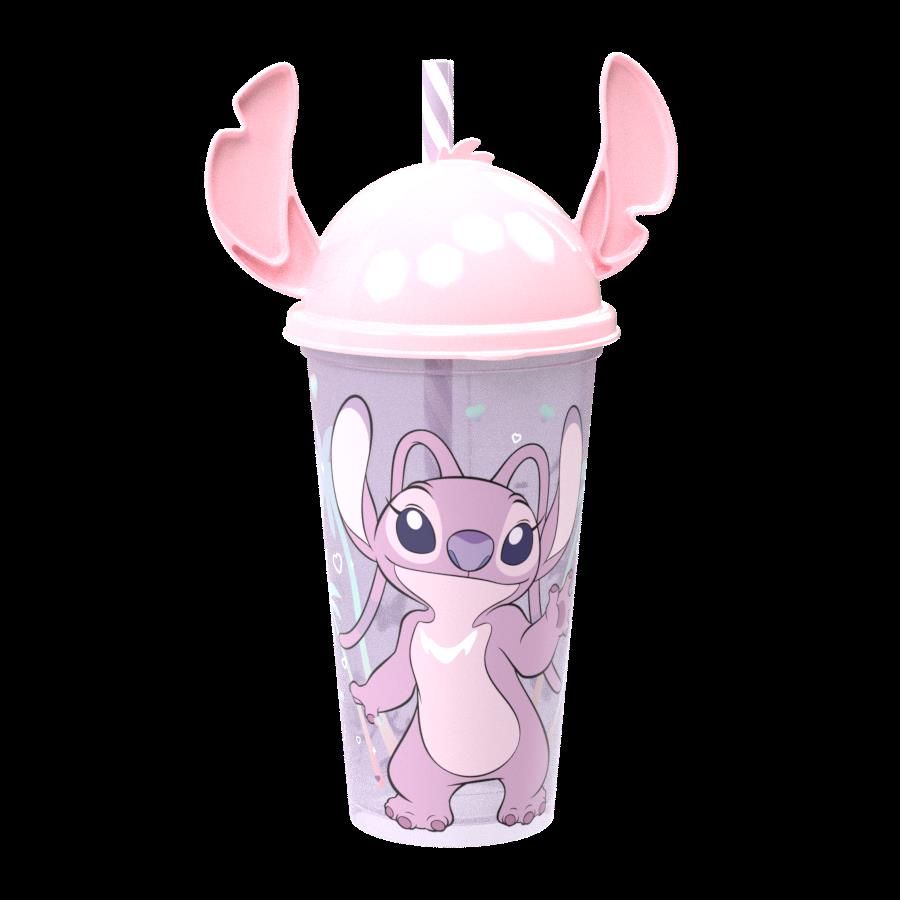 Copo Com Tampa Ludica Angel Plasutil 500Ml