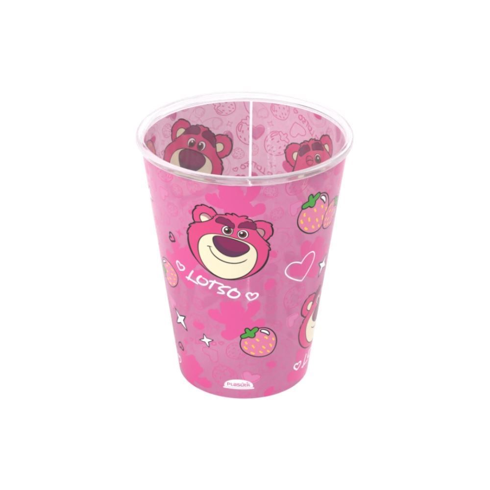 Copo Decorado Lotso Plasútil 280Ml