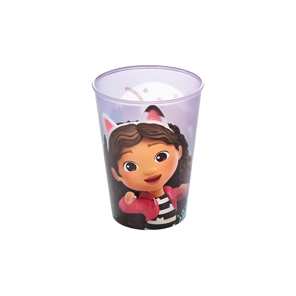 Copo Decorado Casa Mágica da Gabby Plasútil - Sortido