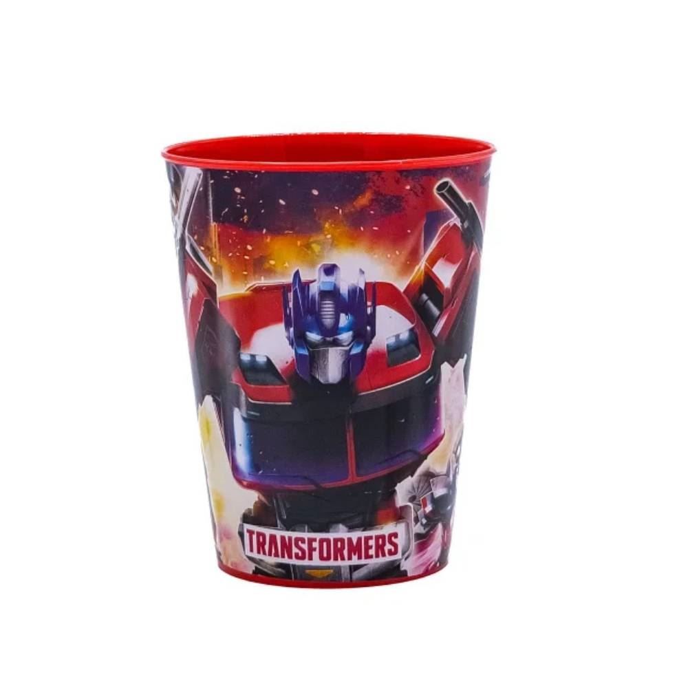 Copo Decorado Plasvale 320Ml - Transformers