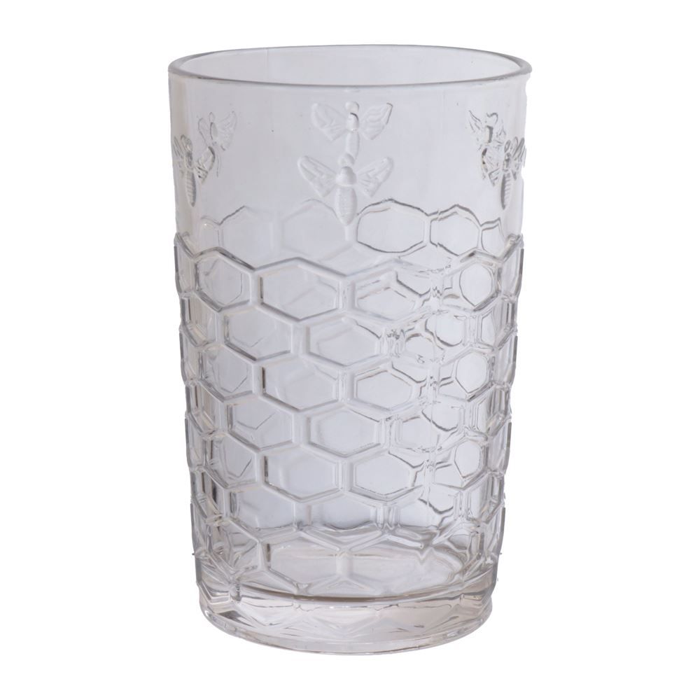 Copo Long Drink De Vidro Bee Transparente 380Ml - Hauskraft