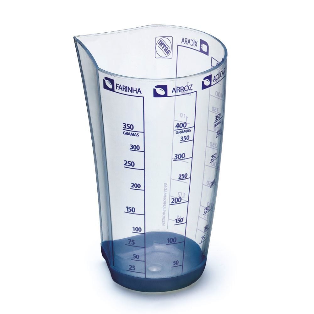 Copo Medidor Com 5 Tipos De Medidas 500Ml Arthi - Plástico