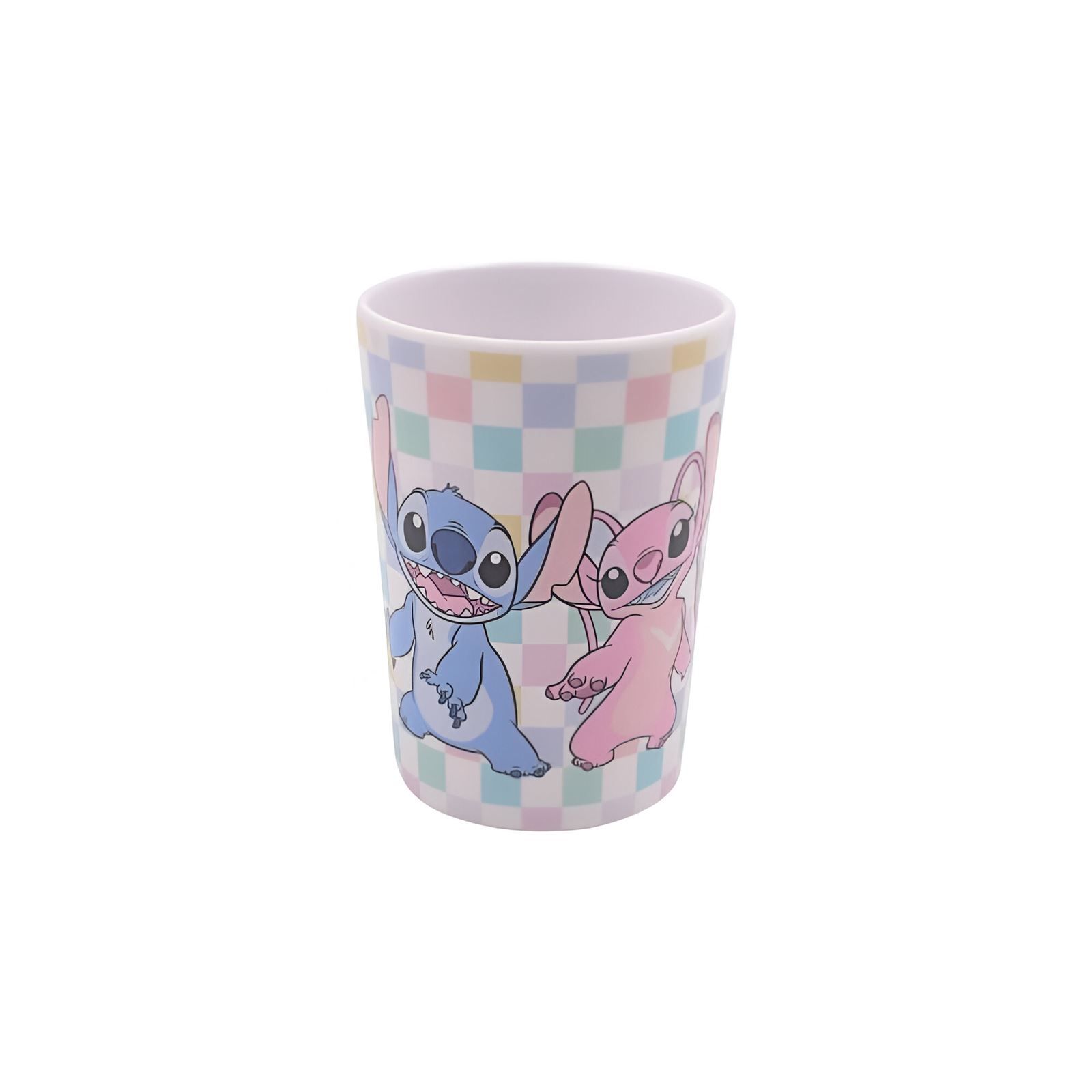 Copo Melamina Disney 305Ml - Stitch e Angel