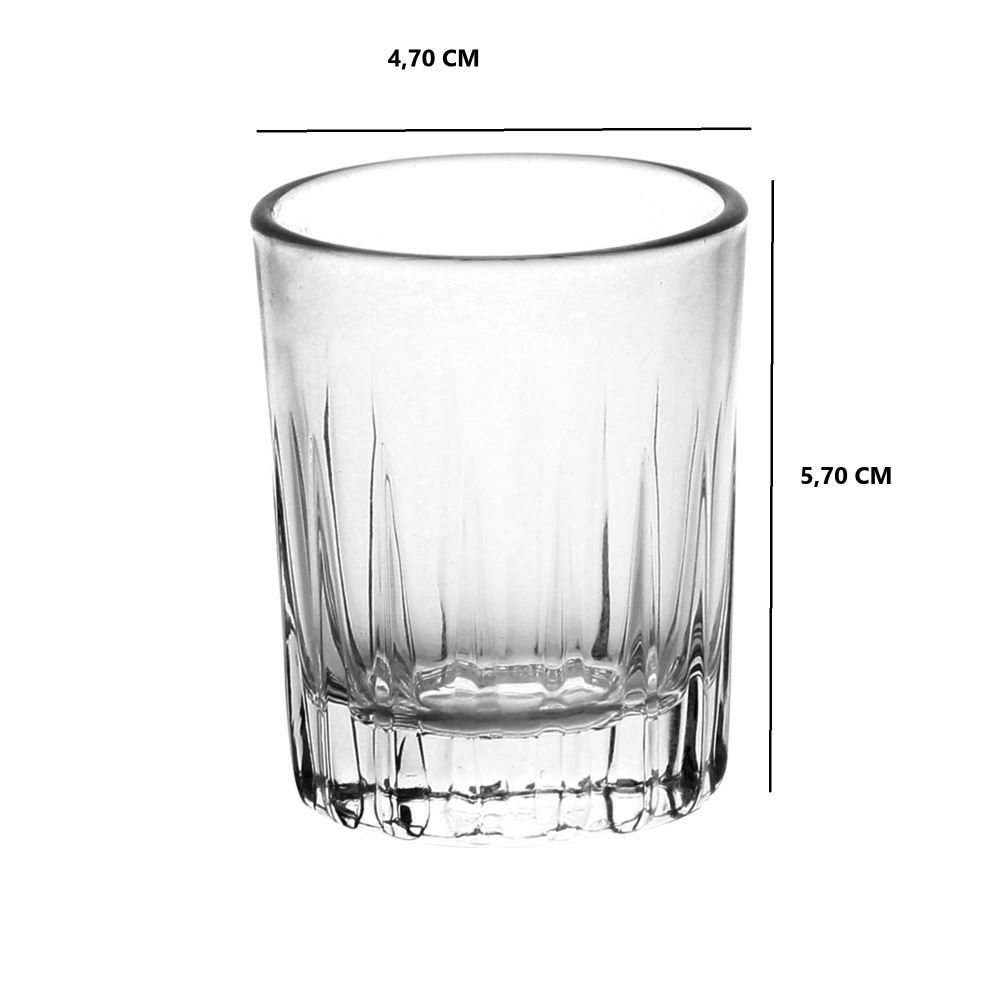 Copo Para Shot Soho Em Cristal Ecologico 50Ml A5,7Cm