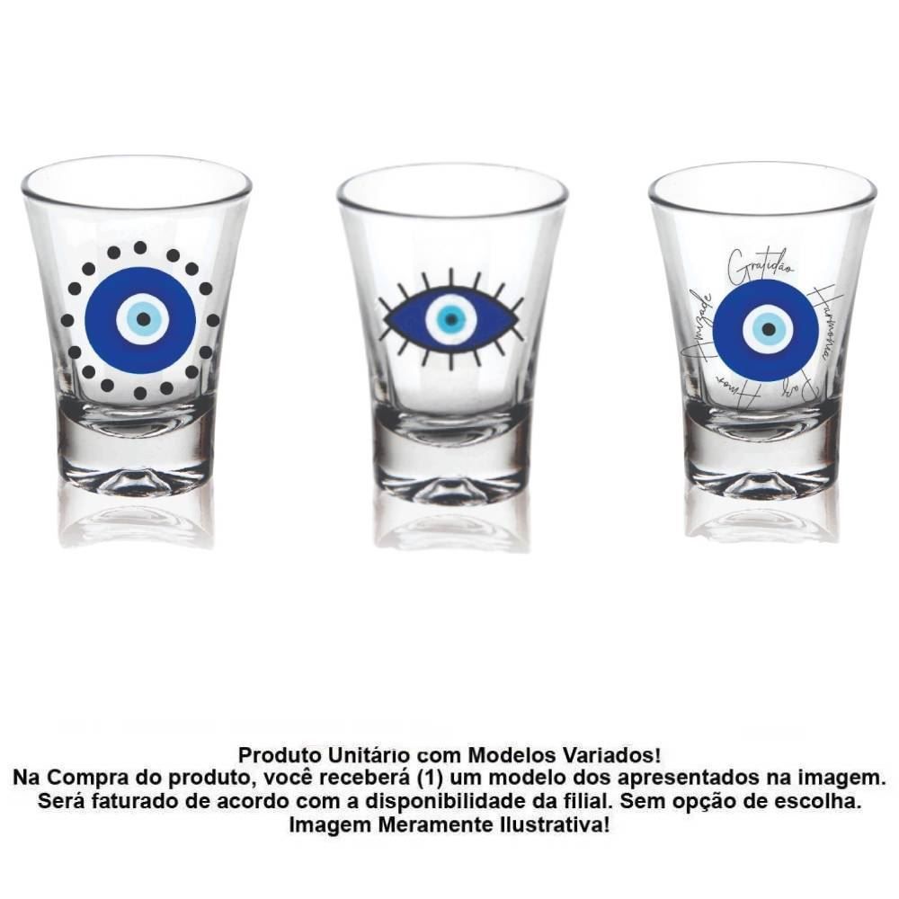 Copo Shot Campana Olho Grego 70 Ml - Sortido
