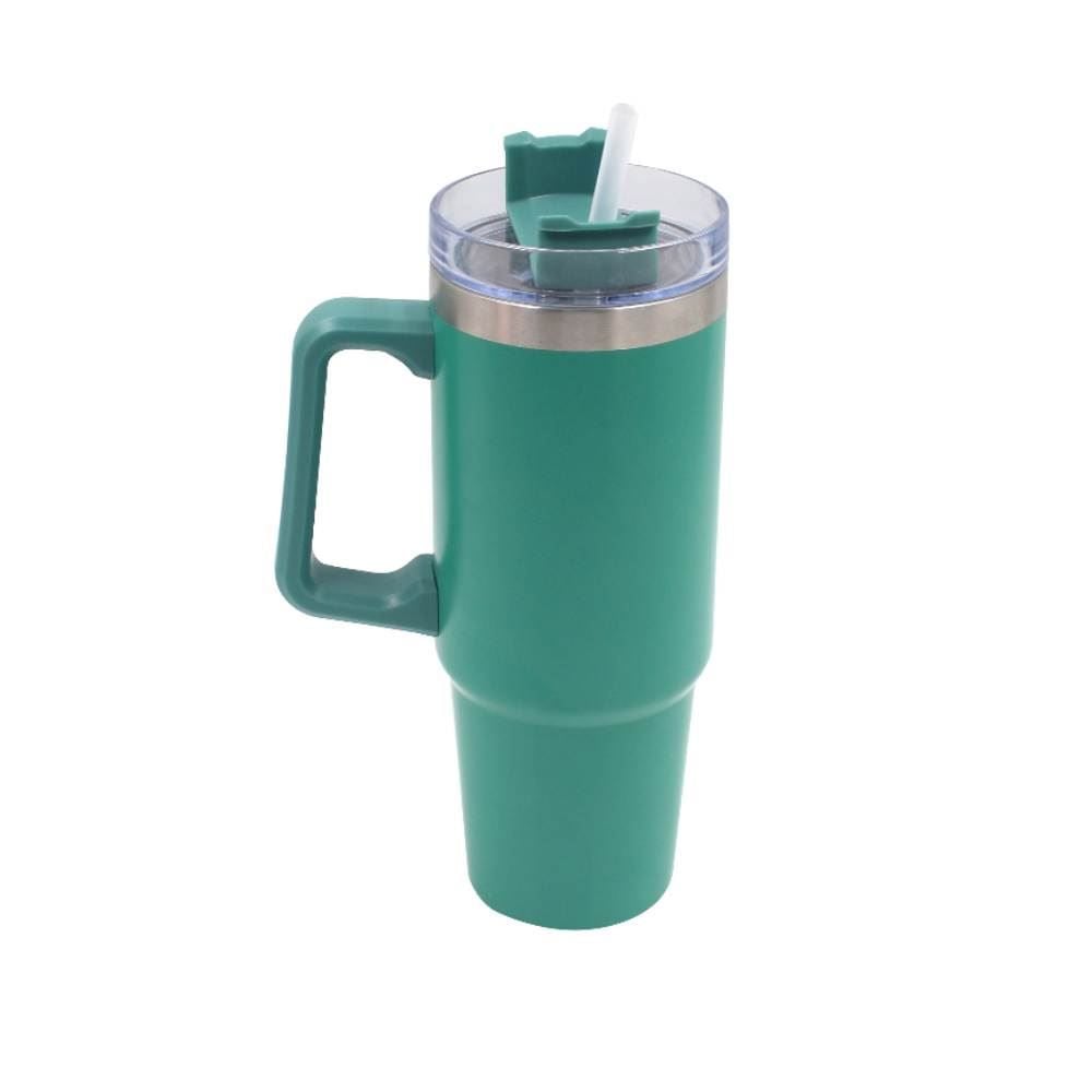 Copo Térmico Com Canudo Havan Casa 800Ml - Verde