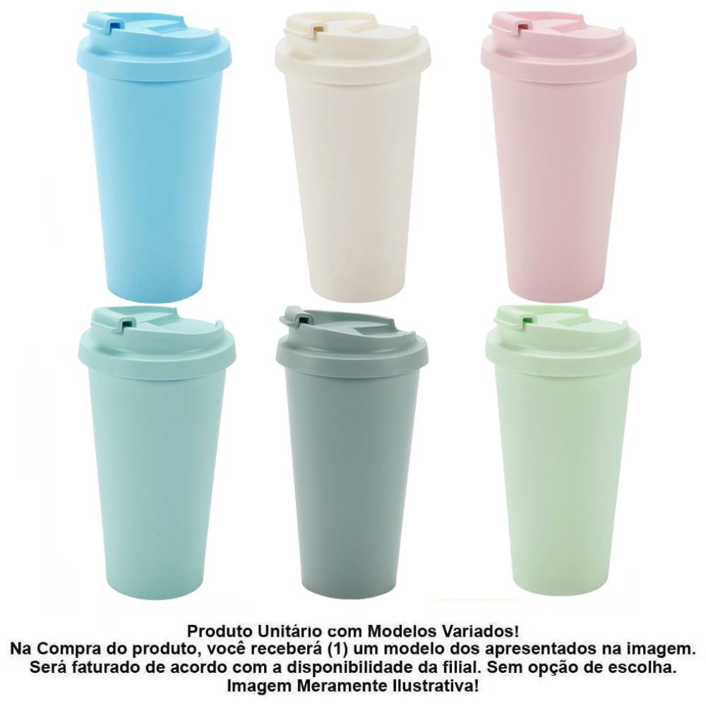 Copo Térmico Cores Lumni 500Ml - Sortido