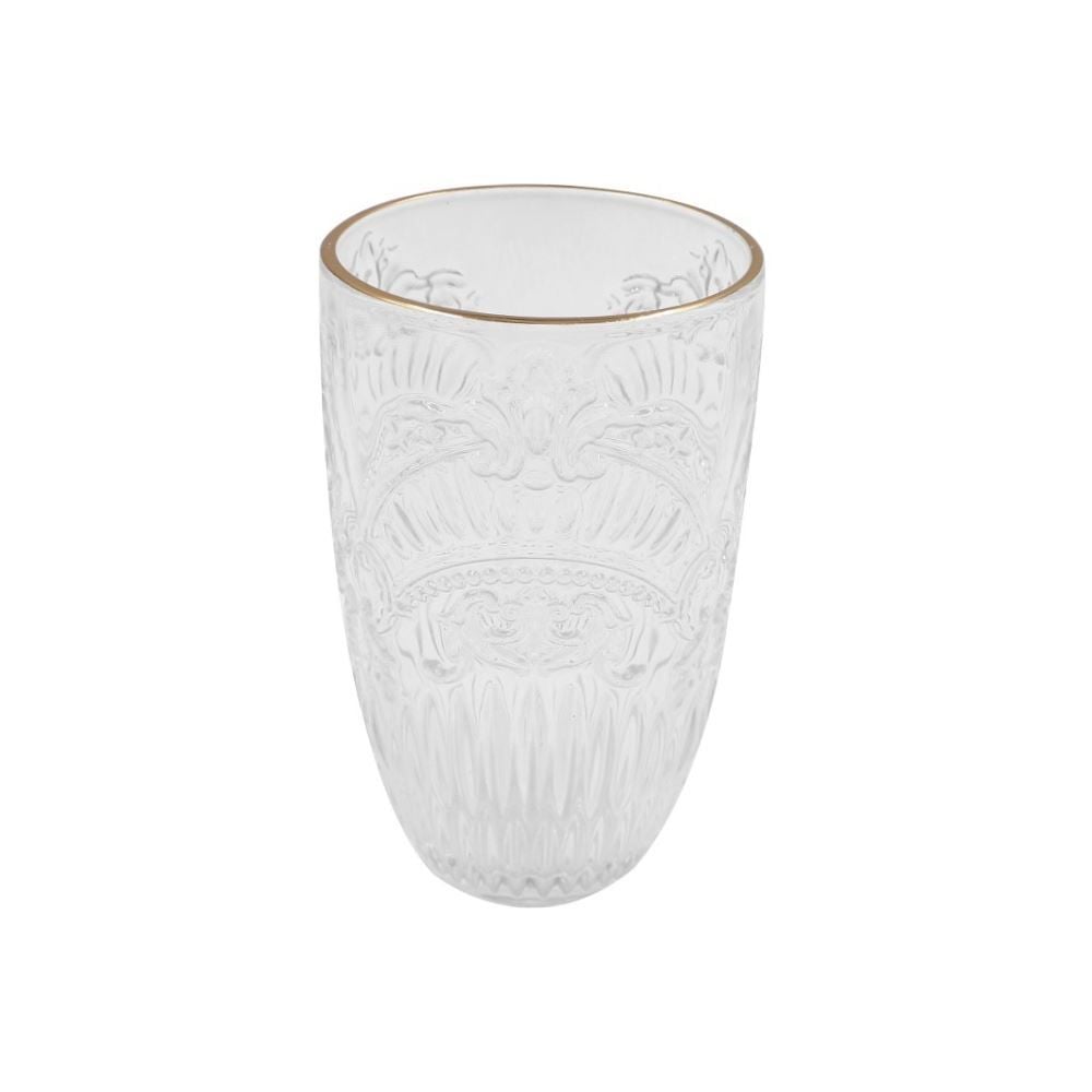 Copo Vidro Viena com Filete Dourado Havan Casa - 350Ml