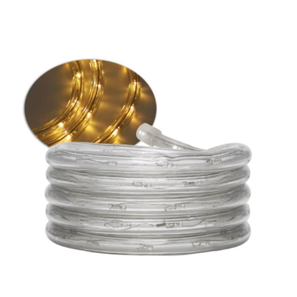 Corda Mangueira Luminosa Led Taschibra Luz Amarela Rolo 10 Metros 127V