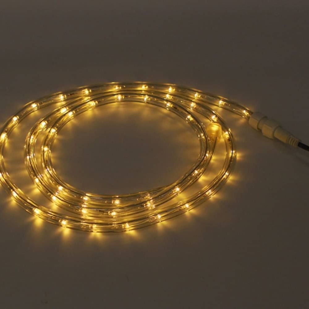 Corda Mangueira Luminosa Led Taschibra Luz Amarela Rolo 10 Metros 127V
