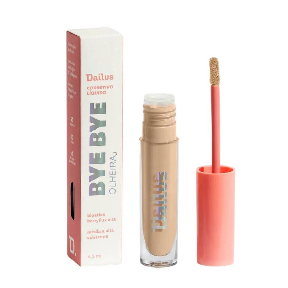Corretivo Líquido Bye Bye Olheira D4 Claro Dailus