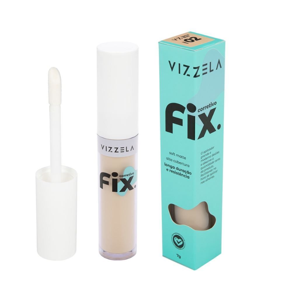 Corretivo Líquido Fix Vizzela Cor 2 - 7g