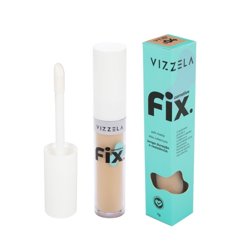 Corretivo Líquido Fix Vizzela Cor 4 - 7g