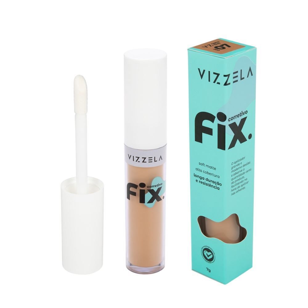 Corretivo Líquido Fix Vizzela Cor 7 - 7g