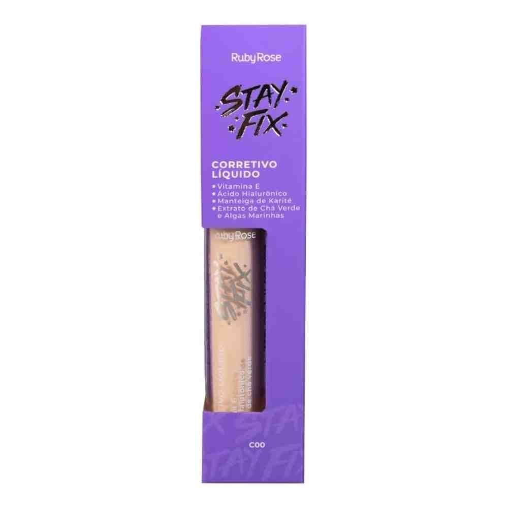 Corretivo Líquido Stay Fix Ruby Rose 3,9 Ml - Cor 02