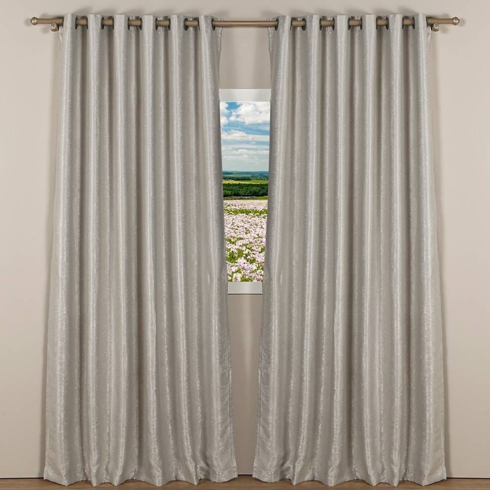 Corta Luz Tecido Brilho Veludo 3,60X2,50M Bella Janela - Titanio