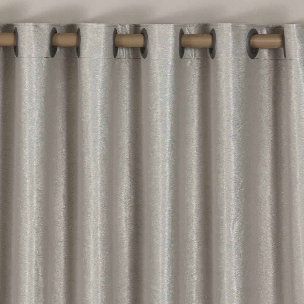 Corta Luz Tecido Brilho Veludo 3,60X2,50M Bella Janela - Titanio