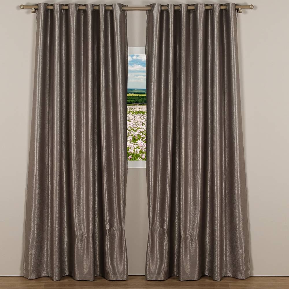 Corta Luz Tecido Brilho Veludo 3,60X2,50M Bella Janela - Taupe