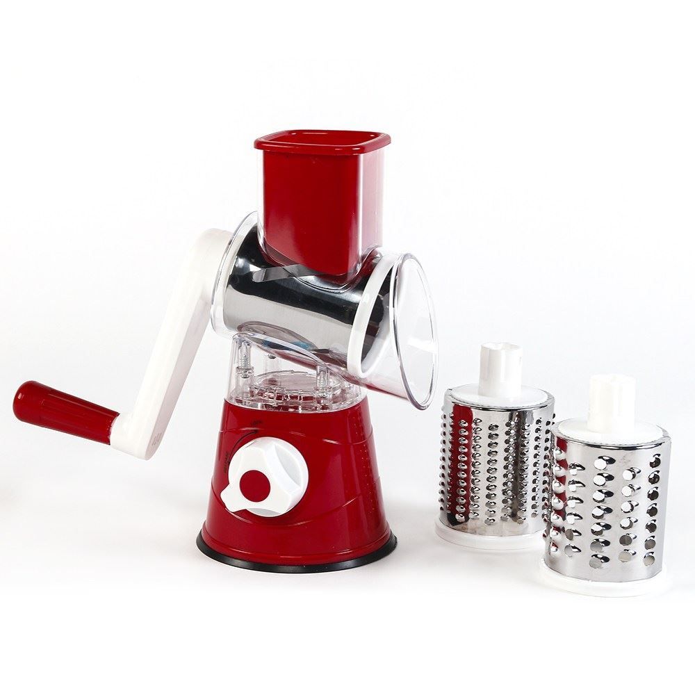 Cortador De Legumes Liccia Hauskraft Inox - Branco e Vermelho